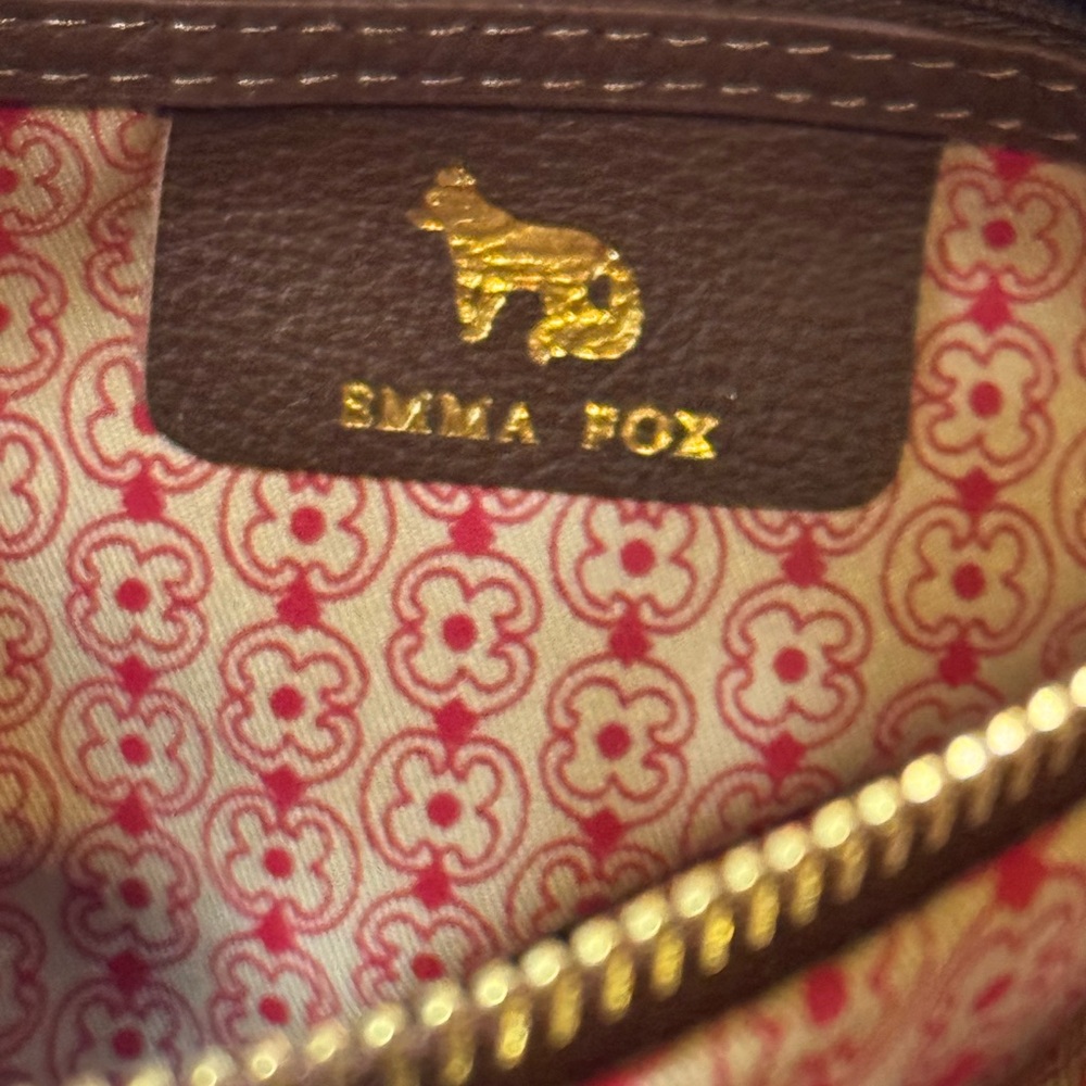 Emma Fox Tan and Brown Shoulder Bag leather - Picture 8 of 13